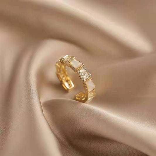 Light Luxury and Cold Wind Index Finger Ring Open Ring